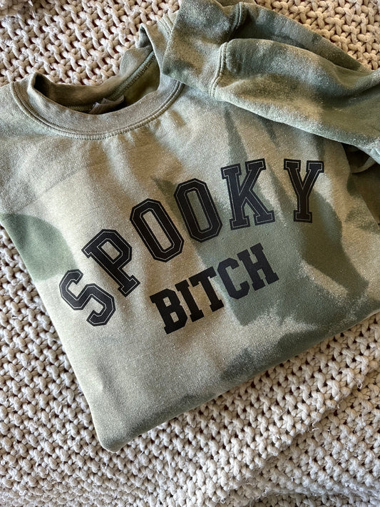 Spooky Btch Crewneck Sweatshirt