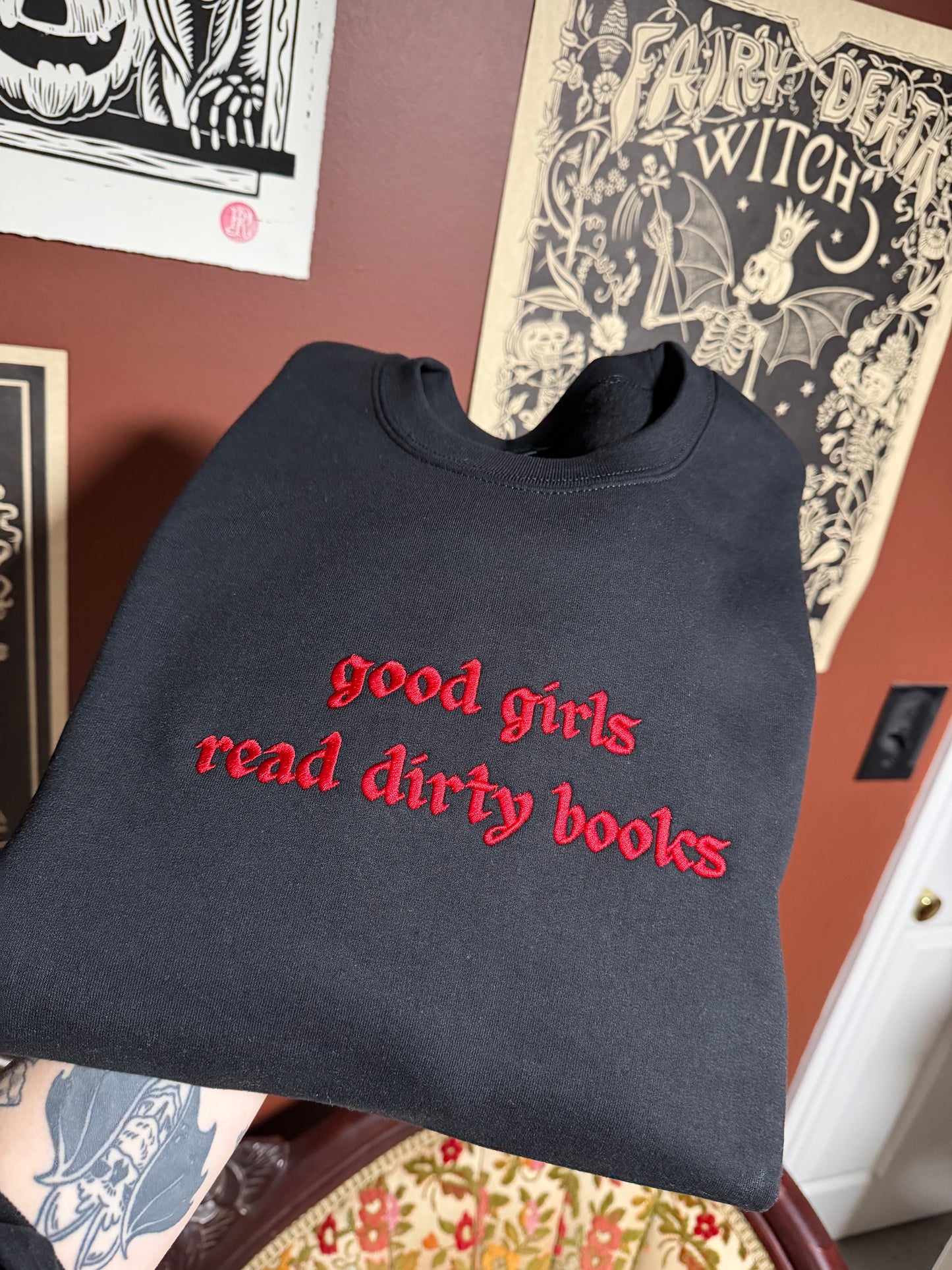 Good Girls Embroidered Sweatshirt