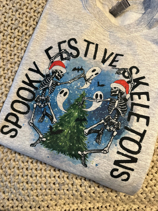 Spooky Festive Skeletons Shirt