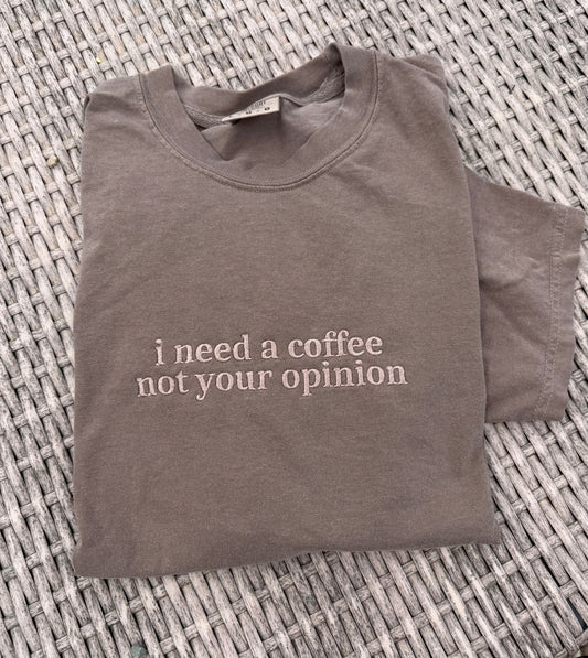 I Need Coffee TSHIRT
