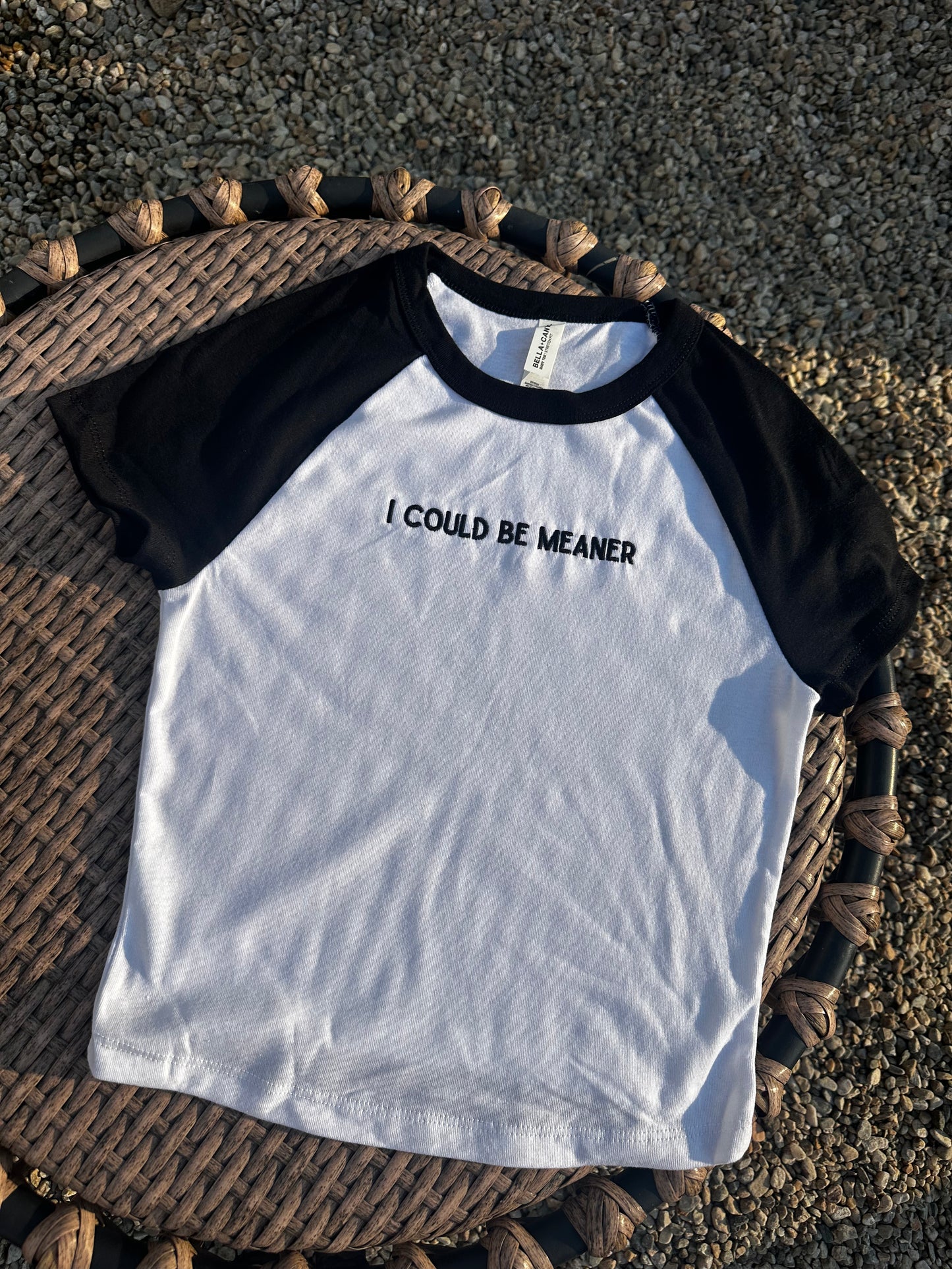 I Could Be Meaner Crop Tee