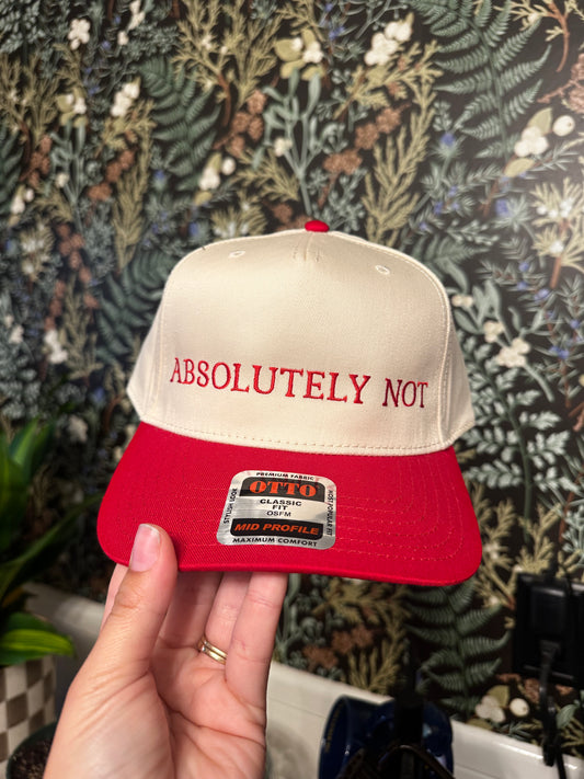 Absolutely Not Hat