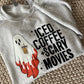 Iced Coffee & Scary Movies Sweatshirt