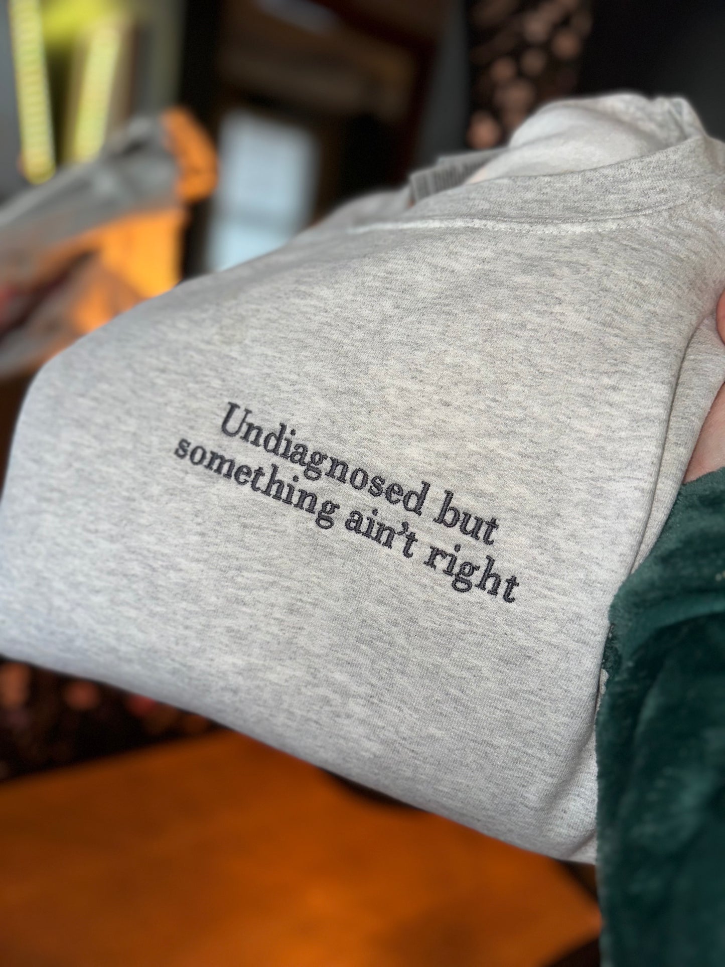 Undiagnosed Embroidered Sweatshirt