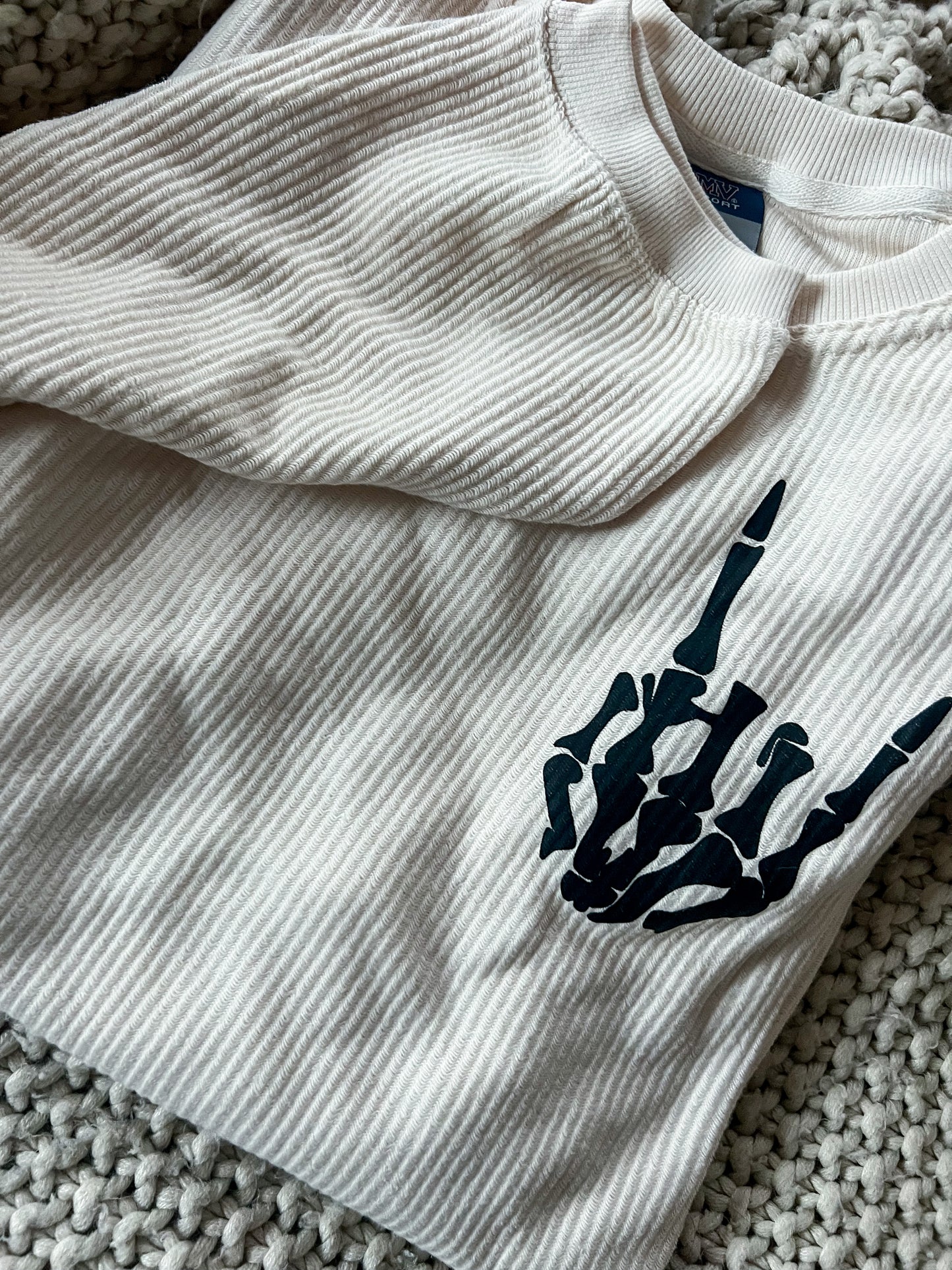 Skellie Hand Corded Crewneck