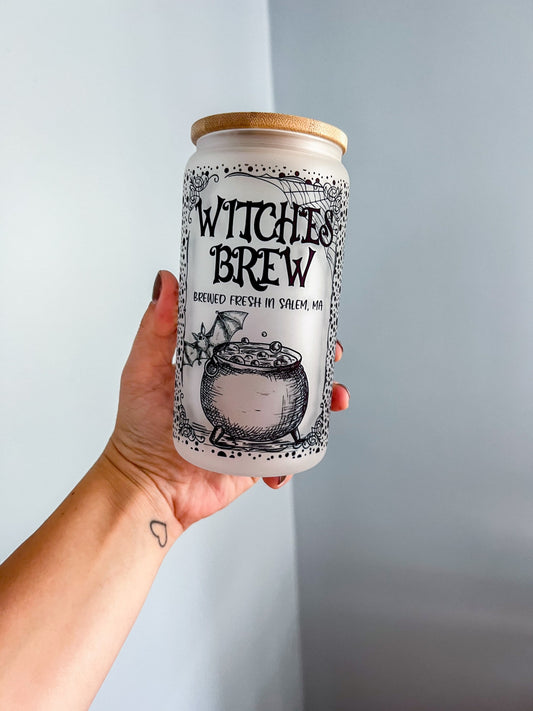 Witches Brew Glass Can