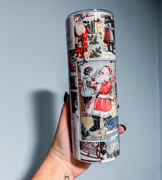 Vintage Christmas Insulated Tumbler