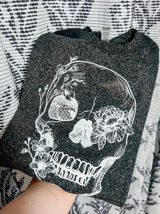 Floral Skull Sweatshirt